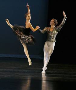 Primorsky Ballet's Joseph Phillips  and Irina Sapozhnikova in previous engagement. An even and highly edifying partnership.
